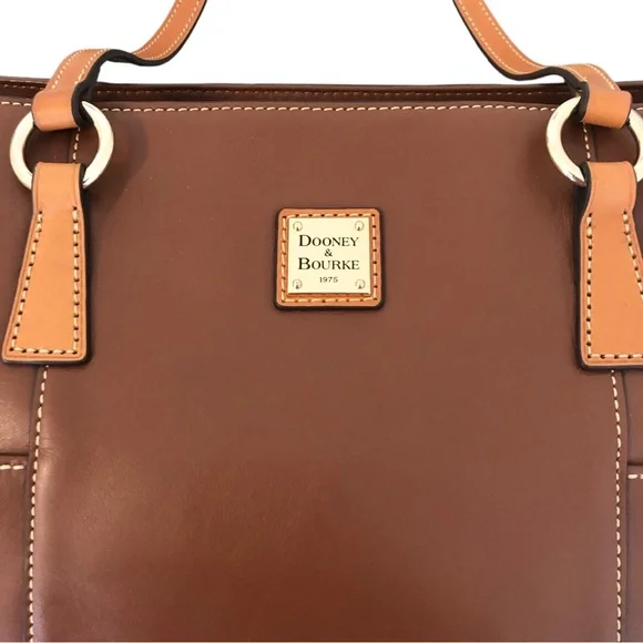 Dooney & Bourke Carry it All Oversize Large Zip Shopper Florentine Leather HP - Picture 9 of 17